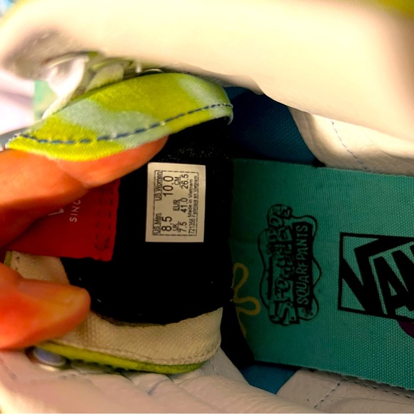 Vans~ SpongeBob Imaginaaaaation High Top First Release - Picture 10 of 11